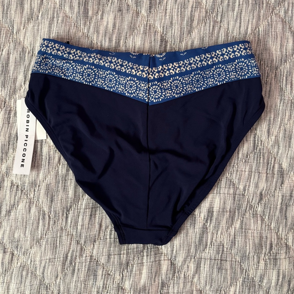 Robin Piccone High Waisted Bikini Bottom Sz 8/M NWT | Robin Piccone Bikini NEW- - Picture 3 of 6